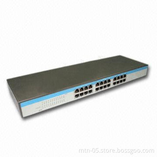 24-port Web Smart Ethernet Switch, Supports Port Trunk, Port Mirroring and SNMP Management